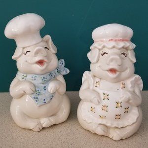 Fitz and Floyd Salt and Pepper Shakers